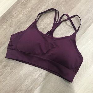 Padded Purple Sports Bra